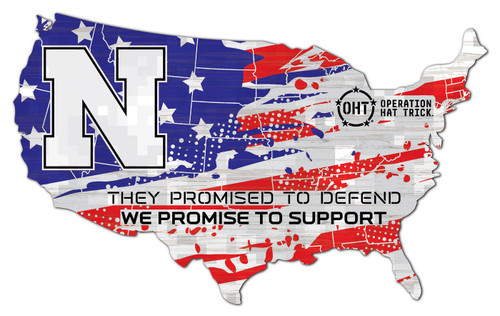 Nebraska Cornhuskers OHT USA Shape Cutout Sign