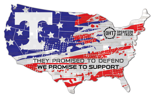 Tennessee Volunteers OHT USA Shape Cutout Sign