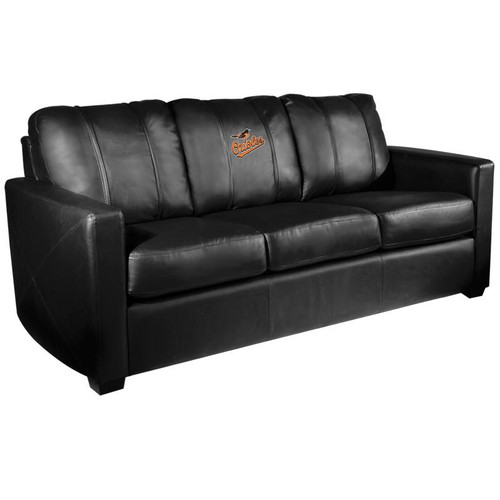 Baltimore Orioles XZipit Silver Sofa