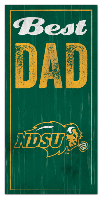 North Dakota State Bison Best Dad Sign