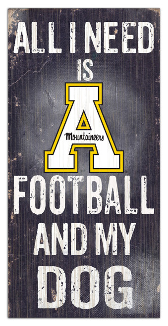 Appalachian State Mountaineers Football & My Dog Sign