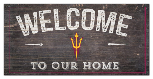 Arizona State Sun Devils 6" x 12" Welcome Sign