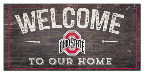 Ohio State Buckeyes 6" x 12" Welcome Sign