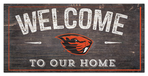 Oregon State Beavers 6" x 12" Welcome Sign