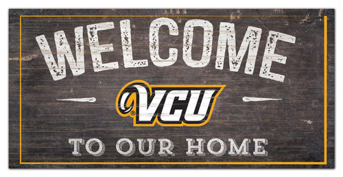 Virginia Commonwealth Rams 6" x 12" Welcome Sign
