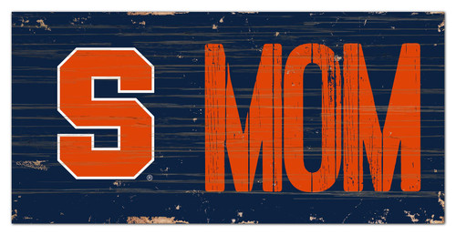 Syracuse Orange 6" x 12" Mom Sign