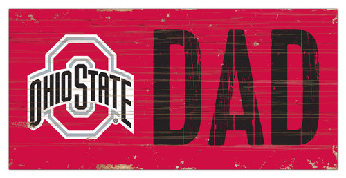 Ohio State Buckeyes 6" x 12" Dad Sign