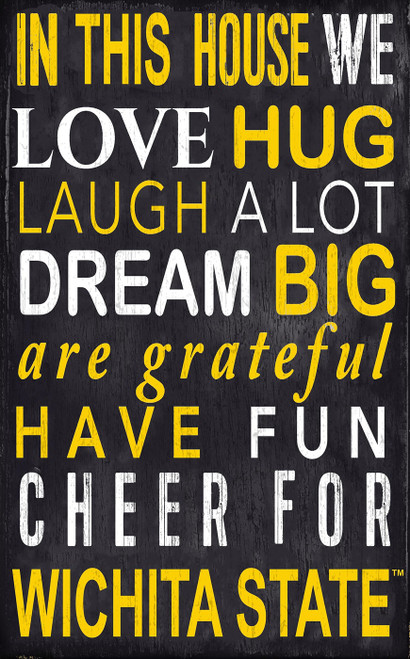 Wichita State Shockers In This House Sign