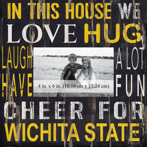 Wichita State Shockers In This House 10" x 10" Picture Frame