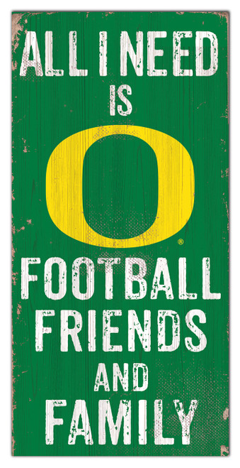 Oregon Ducks 6" x 12" Friends & Family Sign