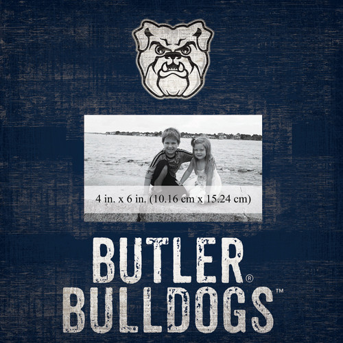 Butler Bulldogs Team Name 10" x 10" Picture Frame