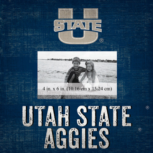 Utah State Aggies Team Name 10" x 10" Picture Frame
