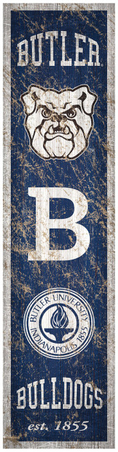 Butler Bulldogs Heritage Banner Vertical Sign