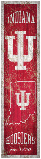 Indiana Hoosiers Heritage Banner Vertical Sign