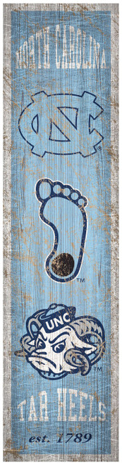 North Carolina Tar Heels Heritage Banner Vertical Sign