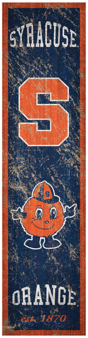 Syracuse Orange Heritage Banner Vertical Sign