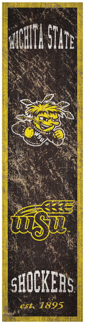 Wichita State Shockers Heritage Banner Vertical Sign