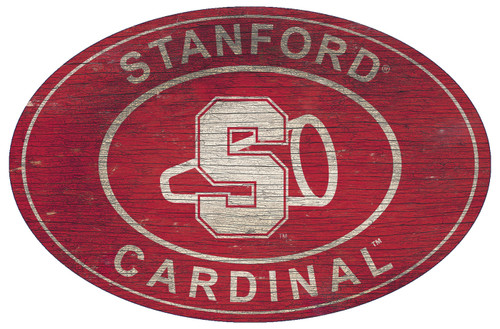 Stanford Cardinal 46" Heritage Logo Oval Sign