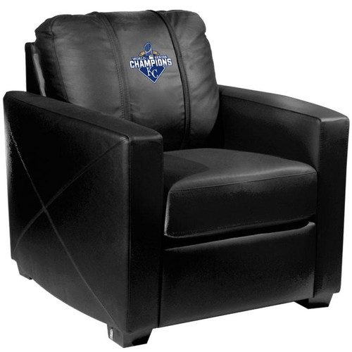 Kansas City Royals XZipit Silver Club Chair with Champs Logo