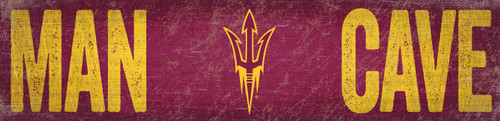 Arizona State Sun Devils 6" x 24" Man Cave Sign