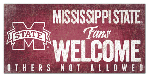 Mississippi State Bulldogs Fans Welcome Sign