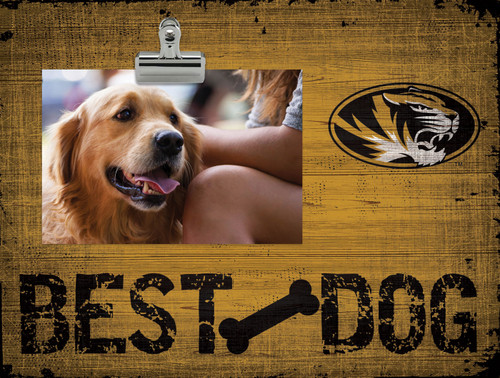 Missouri Tigers Best Dog Clip Frame