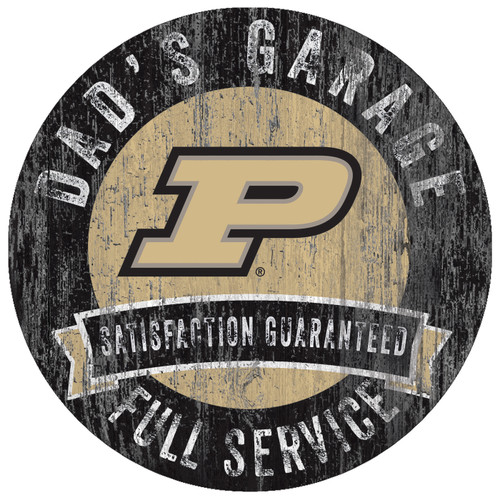 Purdue Boilermakers Dad's Garage Sign