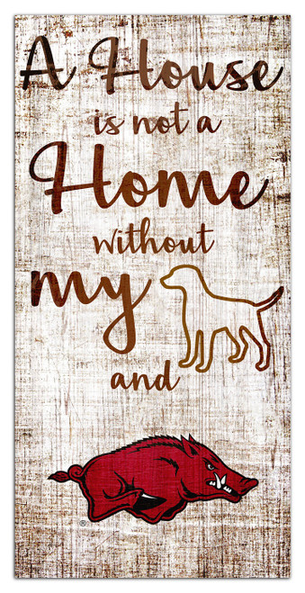 Arkansas Razorbacks House is Not a Home Sign