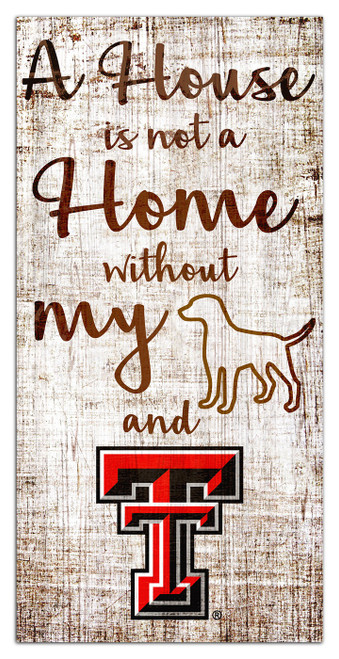 Texas Tech Red Raiders House is Not a Home Sign