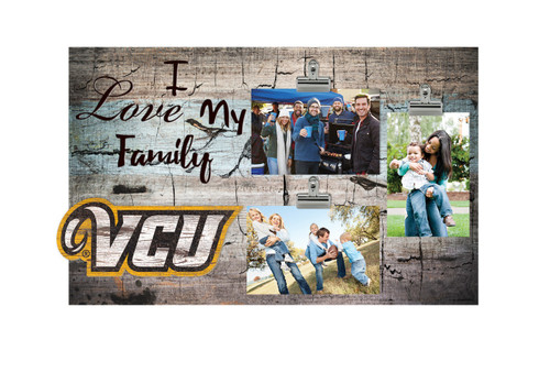 Virginia Commonwealth Rams I Love My Family Clip Frame