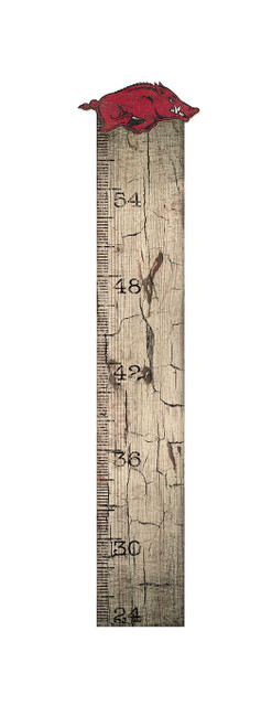 Arkansas Razorbacks Growth Chart Sign