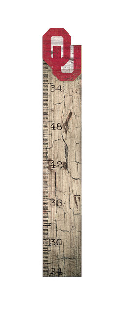 Oklahoma Sooners Growth Chart Sign