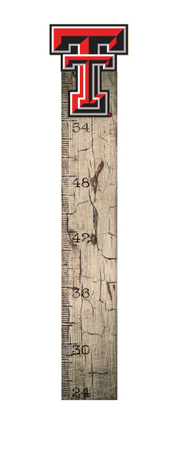 Texas Tech Red Raiders Growth Chart Sign