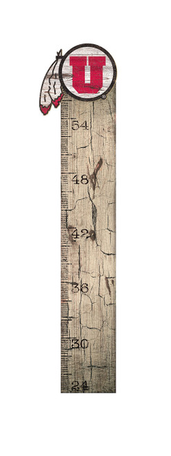 Utah Utes Growth Chart Sign