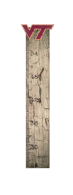 Virginia Tech Hokies Growth Chart Sign