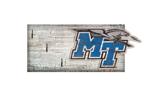 Middle Tennessee State Blue Raiders 6" x 12" Key Holder