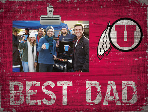 Utah Utes Best Dad Clip Frame