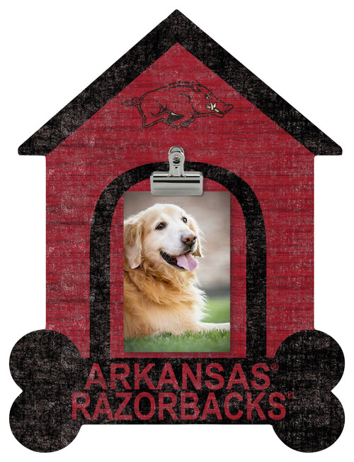 Arkansas Razorbacks Dog Bone House Clip Frame
