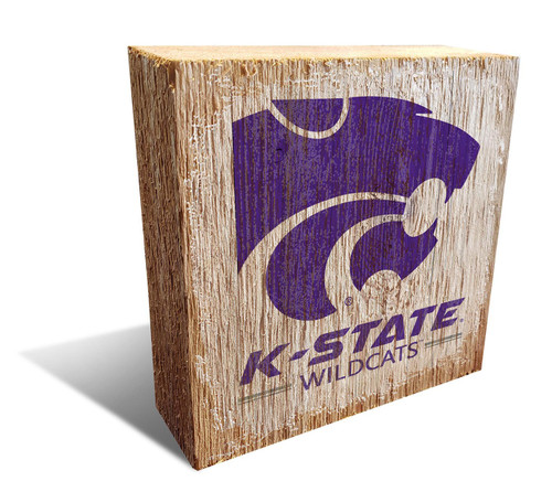 Kansas State Wildcats Team Logo Block