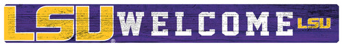 LSU Tigers 16" Welcome Strip