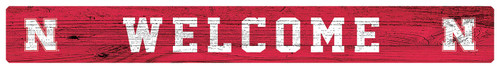 Nebraska Cornhuskers 16" Welcome Strip