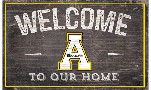 Appalachian State Mountaineers 11" x 19" Welcome to Our Home Sign