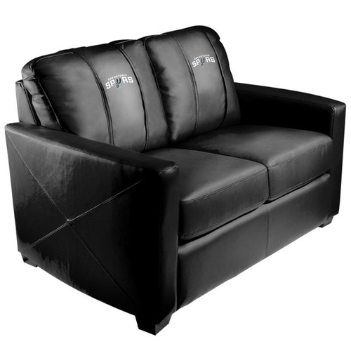 San Antonio Spurs XZipit Silver Loveseat