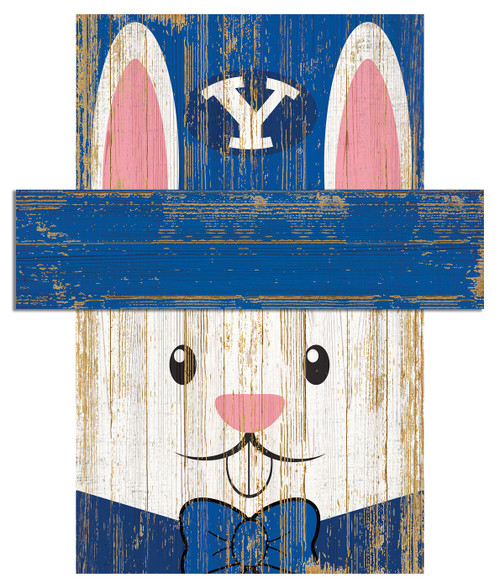 BYU Cougars 19" x 16" Easter Bunny Head