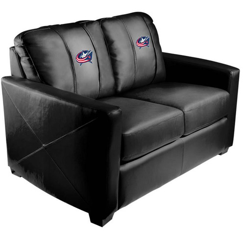 Columbus Blue Jackets XZipit Silver Loveseat