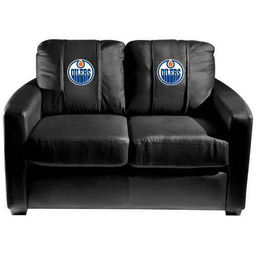 Edmonton Oilers XZipit Silver Loveseat