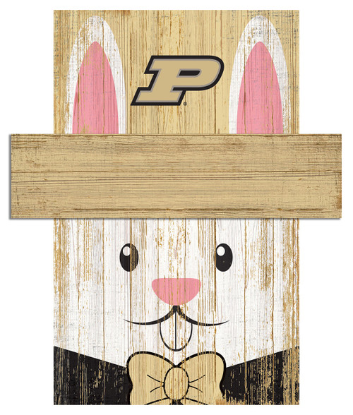 Purdue Boilermakers 19" x 16" Easter Bunny Head