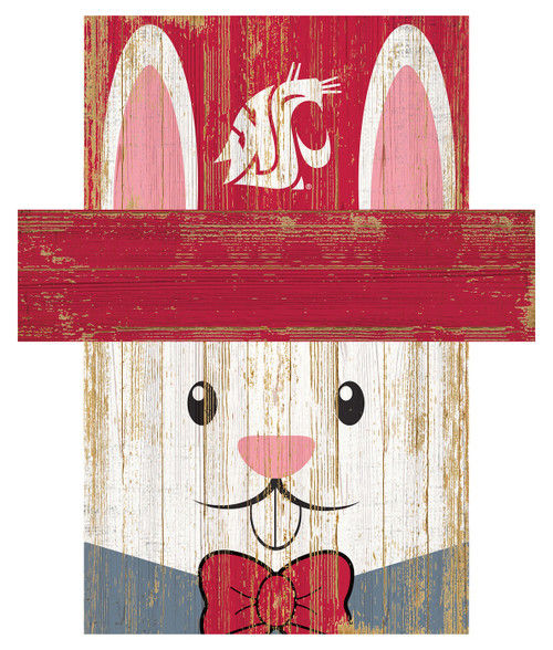 Washington State Cougars 19" x 16" Easter Bunny Head