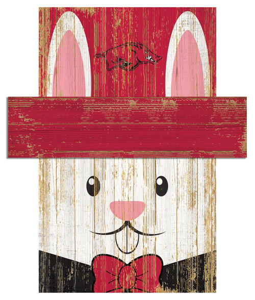 Arkansas Razorbacks 6" x 5" Easter Bunny Head