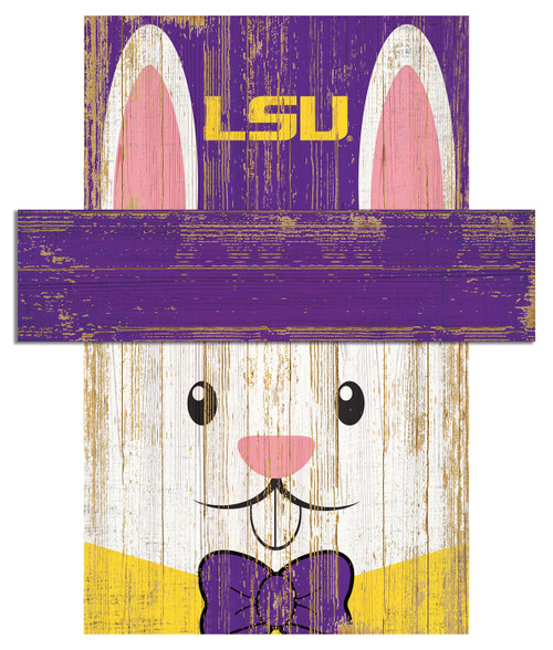 LSU Tigers 6" x 5" Easter Bunny Head